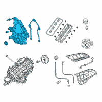 OEM Ram 1500 Classic Cover-Timing Case Diagram - 53022195AM