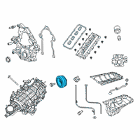 OEM 2022 Jeep Wagoneer DAMPER-CRANKSHAFT Diagram - 68269456AD