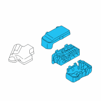 OEM Hyundai Fuse & Relay Box Assembly Diagram - 91950-3J300