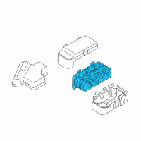 OEM Hyundai Veracruz Engine Room Junction Box Assembly Diagram - 91950-3J020