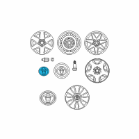 OEM Toyota Avalon Center Cap Diagram - 42603-48050
