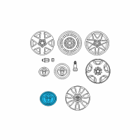 OEM 2003 Toyota Tacoma Center Cap Diagram - 42603-AC030