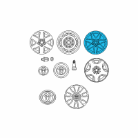 OEM Toyota Avalon Wheel, Alloy Diagram - 42611-AC050