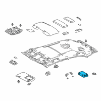 OEM 2020 Lexus UX200 Lamp Assy, Spot Diagram - 81360-76010-A0