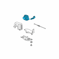 OEM 2006 Acura TSX Sensor Assembly, Accelerator Pedal Diagram - 37971-RBB-003