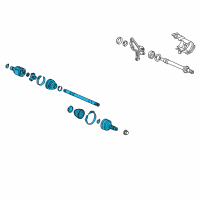 OEM Shaft Assembly, L Drive Diagram - 44306-SZA-A12