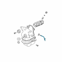 OEM 1999 Oldsmobile 88 Tube Asm-Oil Level Indicator Diagram - 24505420