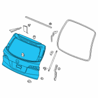 OEM 2022 Honda Pilot TAILGATE Diagram - 68100-TG7-A30ZZ