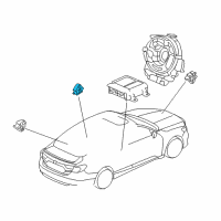 OEM 2021 Acura RDX Sensor Assembly, Side Impact Diagram - 77970-TVA-C01