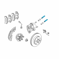 OEM 2003 Dodge Durango Pin-CALIPER Diagram - 5003898AB