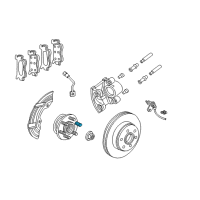 OEM 1997 Dodge Dakota Stud Hub Diagram - 4897915AA