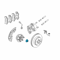 OEM 2014 Dodge Challenger RETAINER-Axle Hub Diagram - 6504007