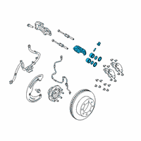 OEM 2021 Ram 2500 CALIPER-Disc Brake Diagram - 68453092AB