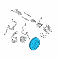 OEM 2022 Ram 3500 Rotor-Brake Diagram - 68414882AB