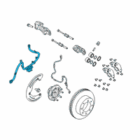 OEM 2019 Ram 2500 Brake Diagram - 68350734AE