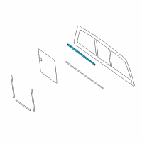 OEM 2008 Lincoln Mark LT Upper Channel Diagram - 4L3Z-15422A36-AB