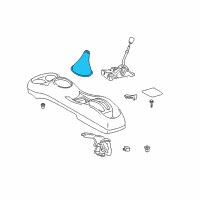 OEM 2004 Scion xA Manual Transmission Shift Boots Diagram - 5880852050