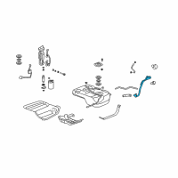 OEM 2010 Acura MDX Pipe, Fuel Filler Diagram - 17660-STX-A01