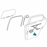 OEM Lexus NX200t Motor Assy, Power Window Regulator Diagram - 85710-78021