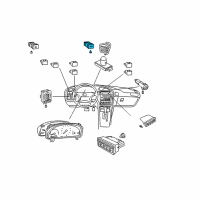 OEM 2000 Chrysler Town & Country Gasket-Cylinder Cover Diagram - 4694303