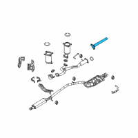 OEM 2010 Ford Taurus Intermed Pipe Diagram - 8A8Z-5A212-A