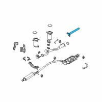 OEM 2012 Ford Flex Intermed Pipe Diagram - 8A8Z-5A212-A