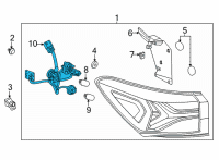 OEM 2022 Chevrolet Trailblazer Socket & Wire Diagram - 42713185