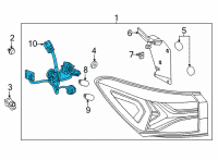 OEM 2021 Chevrolet Trailblazer Socket & Wire Diagram - 42713185