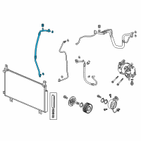 OEM 2018 Honda CR-V Hose, Suction Diagram - 80312-TLC-A01