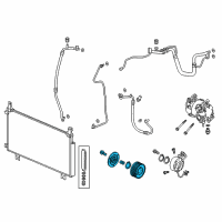 OEM Honda CR-V Clutch Set Diagram - 38900-5PH-A01