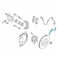 OEM 2018 Nissan Rogue Sport Hose Assy-Brake, Front Diagram - 46210-4CE0A