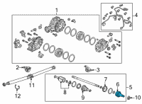 OEM 2022 Acura RDX SET OUTBOARD JOINT Diagram - 42340-TJB-305