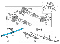 OEM Acura TLX SHAFT, PROPELLER Diagram - 40100-TGY-A53