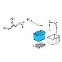 OEM 2022 Honda CR-V BATTERY (H5EFB) Diagram - 31500-TLA-EFB100M