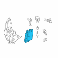 OEM 2019 Nissan NV200 Engine Control Module-Blank Diagram - 23703-9SJ9A