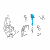 OEM 2015 Nissan NV200 Ignition Coil Assembly Diagram - 22448-1KT1B