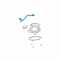 OEM 2006 Pontiac Vibe Harness, Blower Motor Resistor Diagram - 88970281