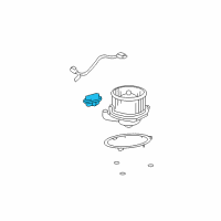 OEM 2006 Pontiac Vibe Resistor Diagram - 88973260