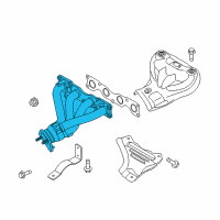 OEM Hyundai Sonata Exhaust Manifold Assembly Diagram - 28511-2G000