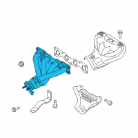 OEM 2012 Kia Forte Koup Exhaust Manifold Assembly Diagram - 285112G000