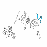 OEM 2007 Nissan Altima Hose Assy-Brake, Front Diagram - 46210-JA000