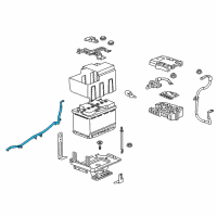 OEM Chevrolet Equinox Positive Cable Diagram - 84469981