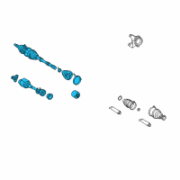 OEM Toyota RAV4 Axle Assembly Diagram - 43420-0R030