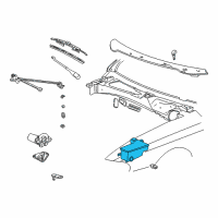 OEM 1998 Ford Mustang Reservoir Diagram - F7ZZ-17618-AA