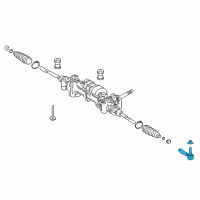 OEM 2021 Lexus LC500 Rod Set, Tie, LH Diagram - 45470-19085