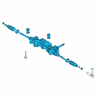 OEM 2019 Lexus LS500h Electric Gear Assembly Diagram - 44250-50490