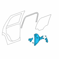 OEM 2009 Cadillac Escalade Regulator Diagram - 23227000