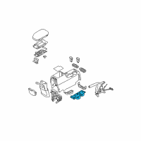 OEM 2008 Hyundai Tucson Drink Holder Diagram - 84675-2E060-Z9