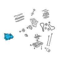 OEM 2008 Chevrolet Equinox Manifold-Intake (Machine) Diagram - 12591211