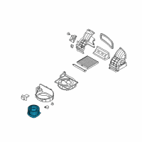 OEM 2013 Kia Forte Motor & Fan Assembly-A/C Diagram - 971131M001